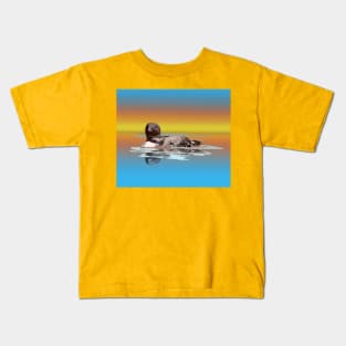 Sunset Loon Kids T-Shirt